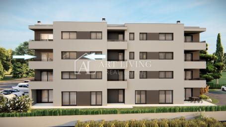 Poreč, Umgebung – geräumige Zwei-Zimmer-Wohnung im zweiten Stock – NEUBAU