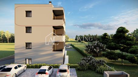 Poreč, Umgebung – schöne geräumige Zwei-Zimmer-Wohnung, 3. Stock – NEUBAU