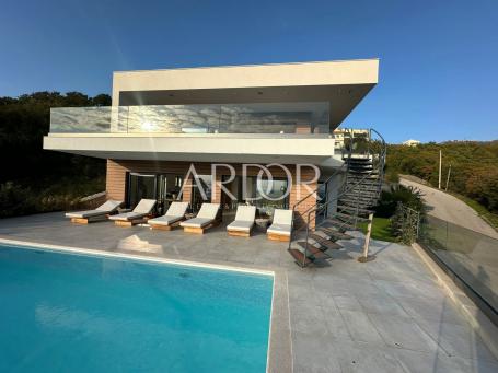 Hreljin, moderna villa sa infinity bazenom