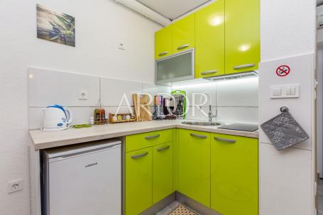 Malinska, apartman sa okućnicom i parkingom