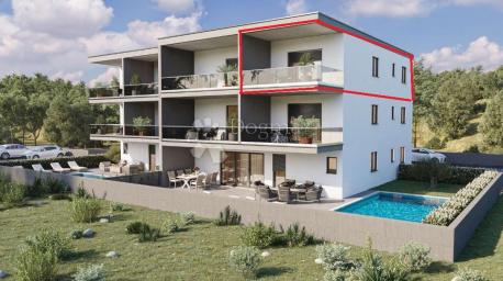 NOVIGRAD, SEA VIEW APARTMENT, 2 BEDROOMS