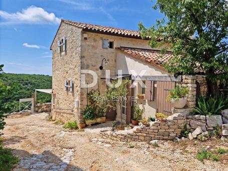 ISTRA, BUJE - Kamena kuća sa spektakularnim pogledom