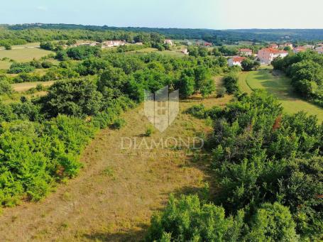 Marčana, okolica, zemljište sa građevinskom dozvolom 