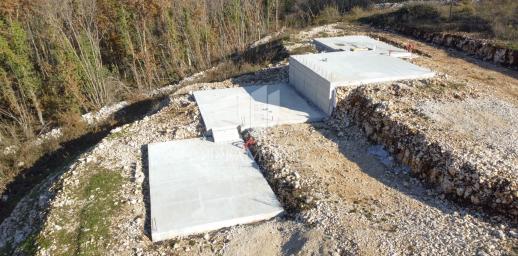 Poreč, okolica, građevinsko zemljište sa projektom