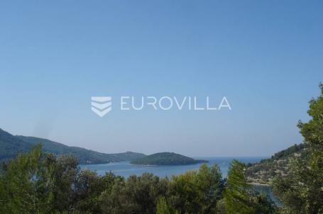 Korčula, Vela Luka, zemljište u građevinskoj zoni s pogledom na more