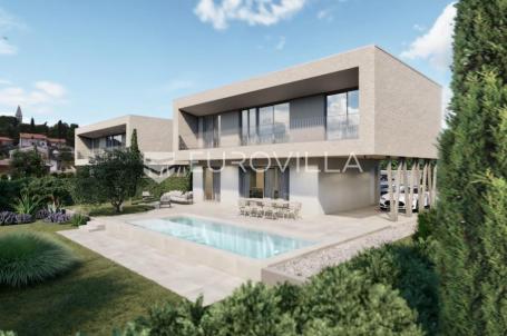 Istra, Kaštelir, građevinsko zemljište 809m2 s projektom i pravomoćnom građevinskom dozvolom