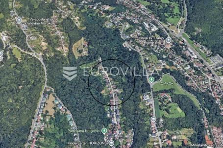Zagreb, Kraljevec, zemljište 2168 m2, projekt s tri stana