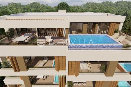 Primošten, luksuzan penthouse s bazenom