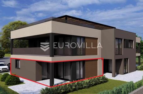 Istra, Poreč, dvosobni stan u prizemlju s vrtom od 120m2