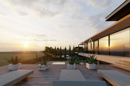Istra, Kaštelir – Luksuzna vila s panoramskim pogledom na more i wellness oazom