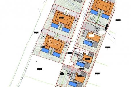 Istra, Vodnjan, projekt građevinskog zemljišta za 8 villa - 8200m2, pogled Brijuni