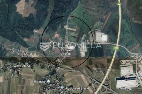 Zelina, Sveta Helena, građevinsko zemljište 1380 m2, poslovna zona