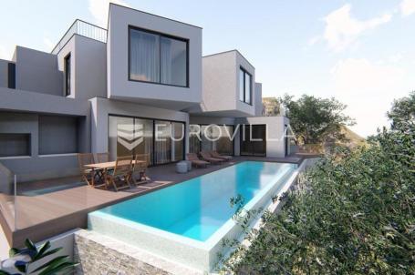 Omiš, Mimice, građevinsko zemljište s dozvolom, 411 m²
