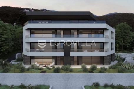 Opatija, Centar, trosoban penthouse u vrhunskoj novogradnji s pogledom na more NKP 173 m2