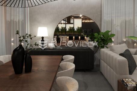 Opatija, četverosoban dvoetažan stan s 2 garažna mjesta, NOVOGRADNJA, neto korisne površine 173 m²