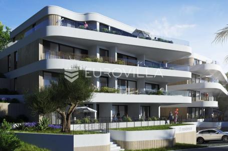 Opatija, Volosko, luksuzan dvosoban stan s panoramskim pogledom na more površine 101.36 m²
