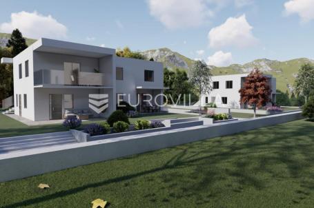 Kastav, NOVOGRADNJA, prostrani stan s terasom, vrtom i garažom, 72 m2