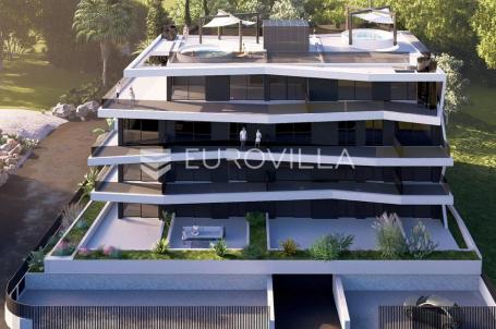 Primošten, luksuzan penthouse s garažom i pogledom na more, 145,78 m²