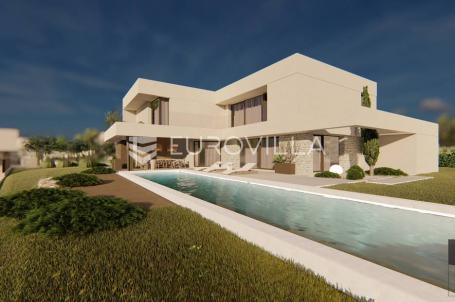 Istra, Kaštelir, Labinci, moderna urbana vila neto korisne površine od 175 m² s velikom okućnicom