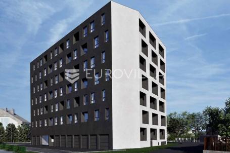 Zagreb, Vrapče, novogradnja, dvosoban stan na četvrtom katu s loggiom, 50,66 m²