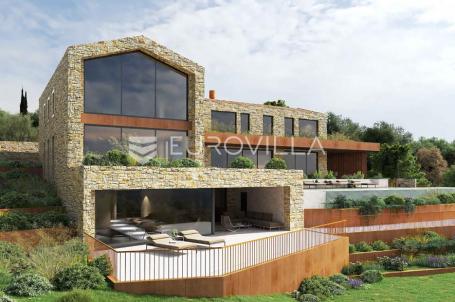 Istra, Motovun, građevinsko zemljište 2181m2 s idejnim projektom