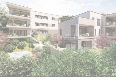 Opatija, Pobri, građevinsko zemljište površine 1365 m² s idejnim projektom