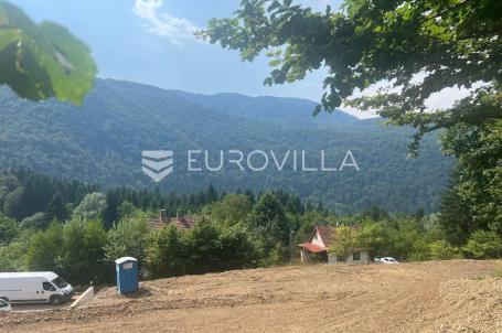 Delnice, Brod na Kupi, građevinsko zemljište 1311 m², potpuna infrastruktura
