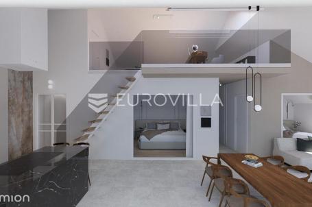 Šibenik, plaža Banj, penthouse sa prekrasnim pogledom na more, 138,97 m²