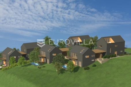 Samobor, Konšćica, građevinsko zemljište 2630 m2 s projektom za urbane vile