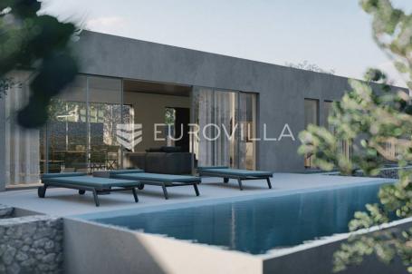 Otok Hvar, Jelsa, atraktivno građevinsko zemljište 1201,60 m² s idejnim projektom