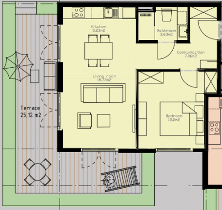 Prodaja, Stan, 71.42m2 , Tivat