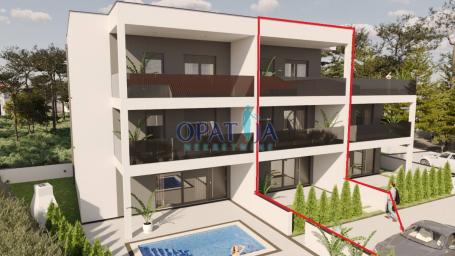 Vir, apartman S2 na 3 kata, krovna terasa južna strana