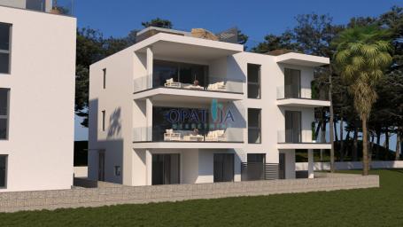 Vir, ekskluzivni apartman S2, vrt južna strana uz more