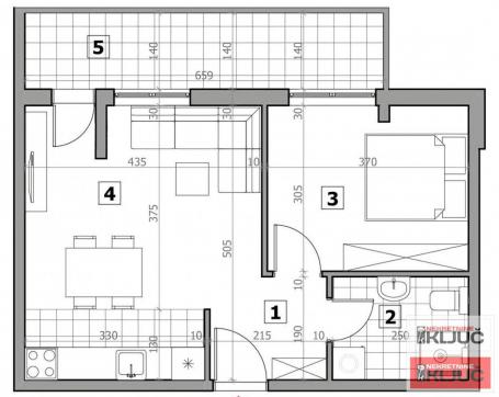 SREMSKA KAMENICA, 48m2, Dvosoban sa pdv, Kredit