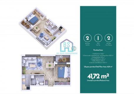 Prodaja, Stan, 42m2 , Adice