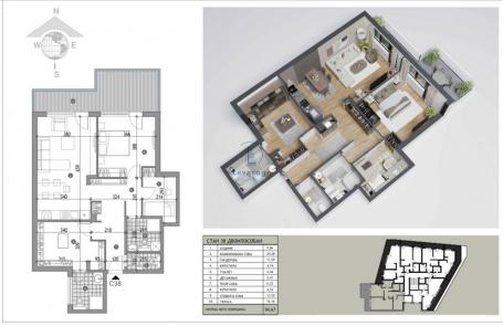 Novogradnja, Žarkovo, 94.67 m2 + pdv