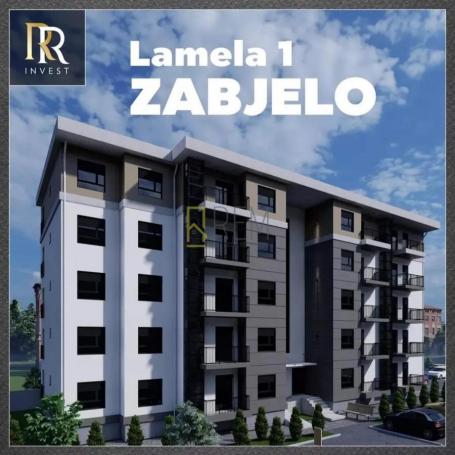 Prodaja-dvosoban stan u izgradnji, površine 70.39 m2 sa parkingom- Zabjelo