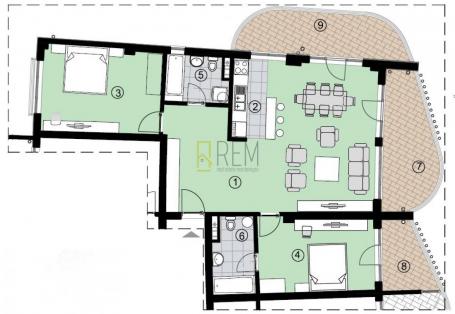 NA PRODAJU – DVOSOBAN STAN 120 m² | ANATOLIA 3, BEČIĆI