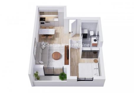 Severni Telep-Lep Konforan Dvosoban stan 38 m2 u Izgradnji na Top Lokaciji-povrat PDV-065/385 8880