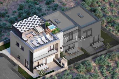 Vodice, moderna trojna kuća, 163,38 m²