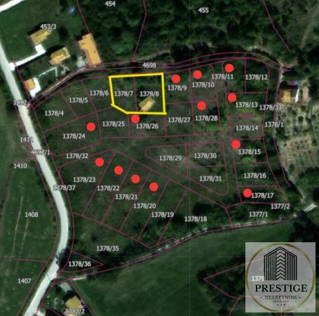 Na prodaju više placeva u građevinskom području na 2,5 km od centra Sokobanje