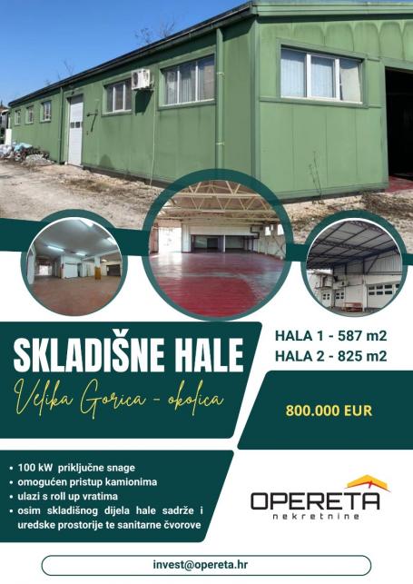 Prodaja, Hala-Skladište, Staro Čiče, Staro Čiče, 1467m2