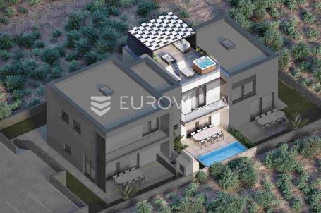 Vodice, moderna trojna kuća, 103 m²