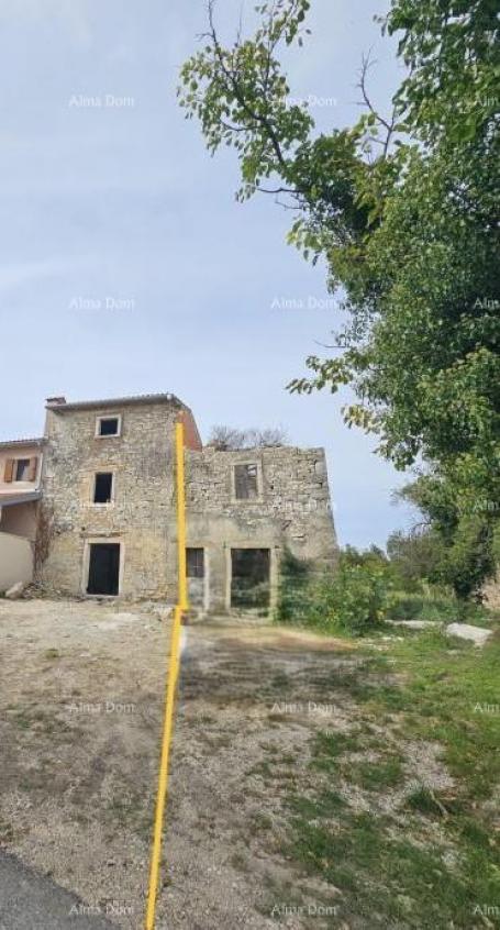 Kuća Autentična, istarska kamena kuća, s pogledom na more – Buje!