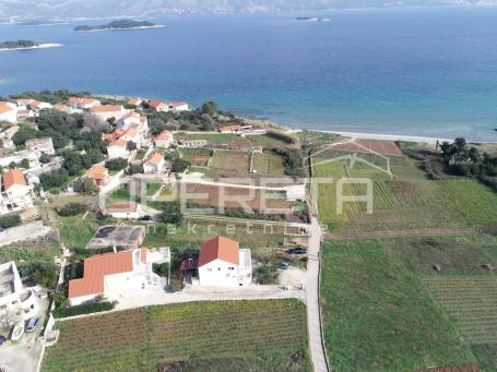 Građevinsko zemljište,1171m2, Lumbarda, blizu plaže Bilin Žal