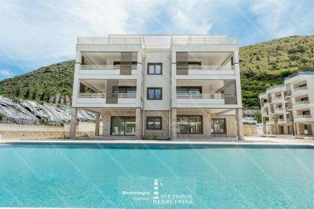 Igalo – Studio apartman 43m² u luksuznom kompleksu sa bazenom