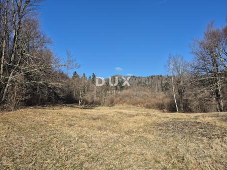 GORSKI KOTAR, FUŽINE - građevinsko zemljište 2053 m2 - investicijska prilika!