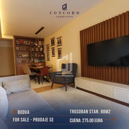 Stan 88 m² na Prodaju – Budva