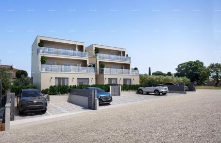 Kuća Moderna novogradnja s dva stana i panoramskim pogledom na more – Žbandaj, Poreč