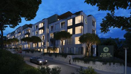 Dvosoban stan (86.93m² + 33.23m2 terase) u novom kompleksu sa bazenom – Tivat, Mrčevac